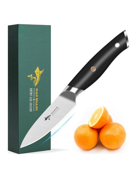 Cuchillo de Pelar MAD SHARK 3.5" Acero Inoxidable Ergonómico