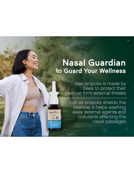 Spray Nasal NaturaNectar con Propóleos Brasileños 3 Paquete