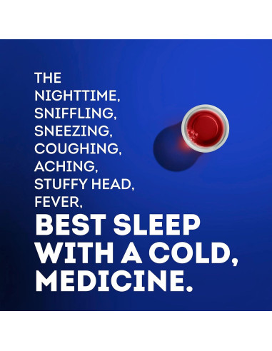 Vicks NyQuil SEVERE 2x355 mL Alivio Resfriados y Gripe Sabor Baya