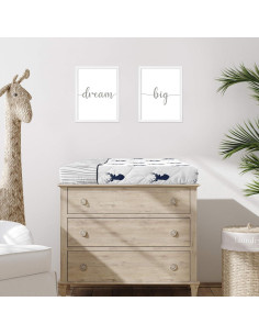 Cubierta de Cambiador Sweet Jojo Designs Ciervo Azul Marino 43x81cm 2