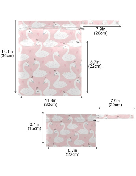 Bolsa Húmeda Reutilizable Visesunny 30x36cm con Cremallera