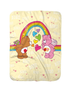 Manta de Bebé Sherpa Care Bears 76x102cm - Suave y Cálida 2