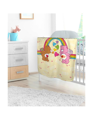 Manta de Bebé Sherpa Care Bears 76x102cm - Suave y Cálida