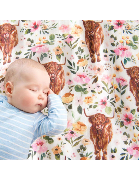 Mantitas de Muselina Little Jump 2 Paquetes Vaqueras 120x120cm