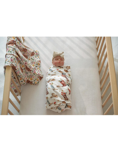 Mantitas de Muselina Little Jump 2 Paquetes Vaqueras 120x120cm