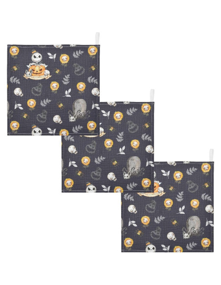 Pañales de Muselina Halloween vvfelixl 30x30 cm 5 Piezas