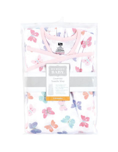 Saco de Sueño Convertible Hudson Baby Mariposa Pastel 0-3 Meses 2