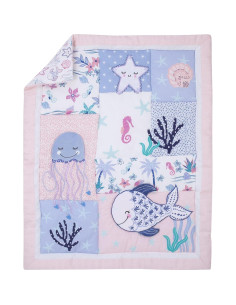 Conjunto de Ropa de Cuna NoJo Laguna de Sirena 4 Piezas 2