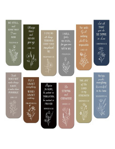 Marcadores Magnéticos Cristianos Zonon 48 Pcs Inspiradores