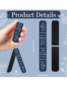 Marcadores Magnéticos Cristianos Zonon 48 Pcs Inspiradores 2