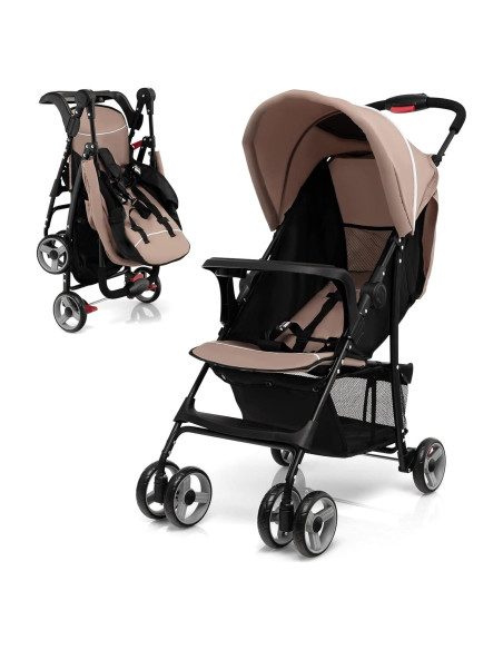 Cochecito Ligero HONEY JOY Plegable para Bebés 5.9 kg