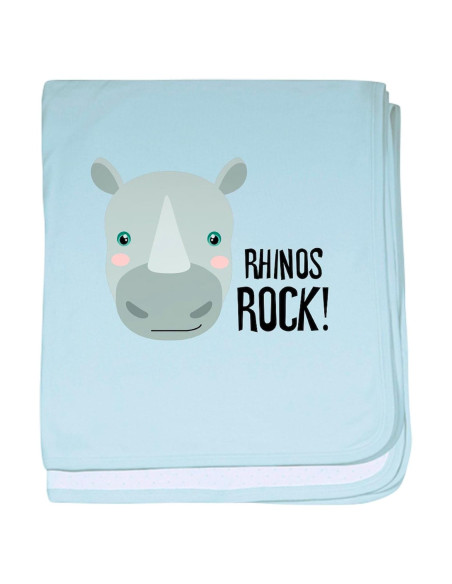 Manta para Bebé CafePress Azul Cielo 94x81cm Suave y Moderna