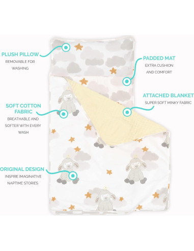 Saco de Dormir JumpOff Jo Corderito 109x51 cm para Niños