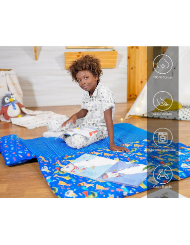 Colchoneta para Niños Maison d'Hermine Superhéroe 139.7x68.6cm