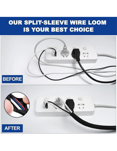 Manga de Cable Trenzada 7.62m 1/2" Negra GBSCLOVER