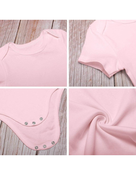 Body de Bebé Unisex Gangsta Napper - 100% Algodón - Rosa Claro