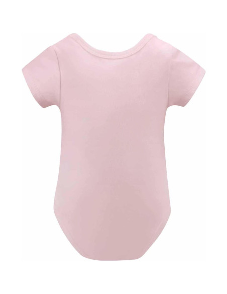 Body de Bebé Unisex Gangsta Napper - 100% Algodón - Rosa Claro