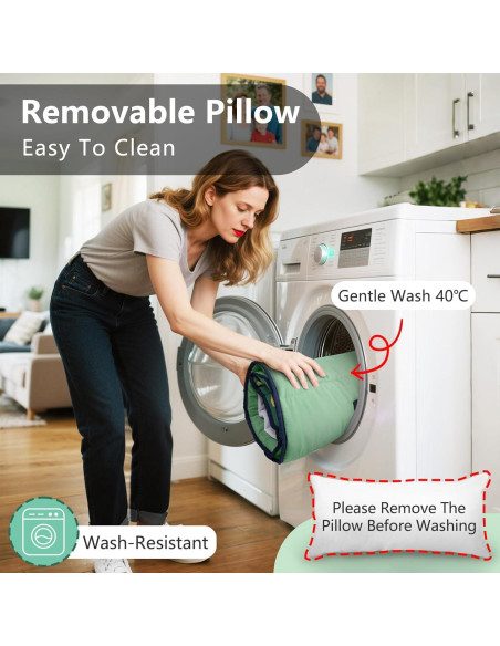 Colchoneta Ligera PRIMLECT para Niños 129.5x55.9cm con Almohada