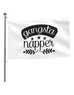 Bandera Baby Gangsta Napper 1.52x2.44m poliéster doble cara