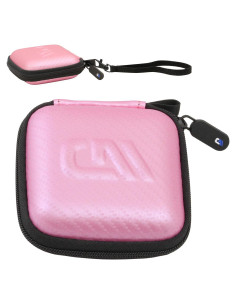 Funda de Viaje Rosa CASEMATIX para Tamagotchi On - Compacta y Protectora