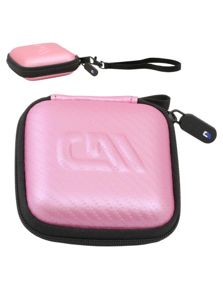 Funda de Viaje Rosa CASEMATIX para Tamagotchi On - Compacta y Protectora