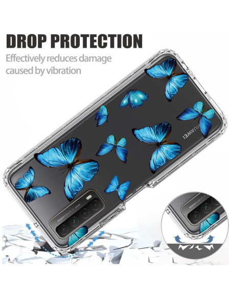 Funda Huawei P Smart 2021 con Protector de Pantalla Vidrio Templado Funda Huawei P Smart 2021 con Protector de Pantalla Vidrio Templado