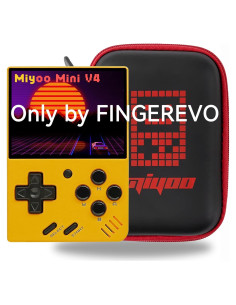 Miyoo Mini V4 Consola de Juegos Portátil Amarillo 64GB IPS 2.8"
