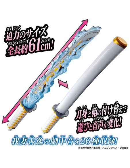 Espada Zenitsu Agatsuma Bandai Demon Slayer 42x27cm