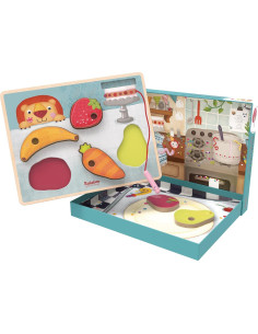 Juego de Enhebrar Madera Bababoo 6 Piezas 18+ Meses 2