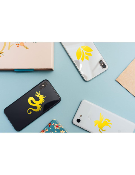 Vinilo Adhesivo Permanente VViViD DECO65 Amarillo Brillante 30.48m x 30cm