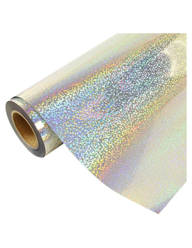 Vinilo de Transferencia de Calor Threadart 50cm Foil Plateado