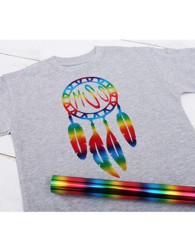 Vinilo de Transferencia de Calor Threadart 50cm Foil Plateado