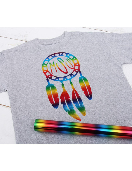 Vinilo de Transferencia de Calor Threadart 50cm Foil Plateado