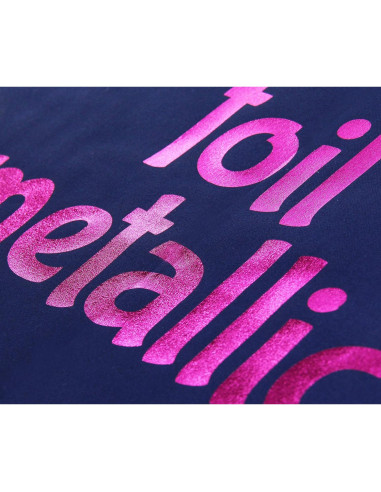 Vinilo de Transferencia de Calor Threadart 50cm Foil Plateado