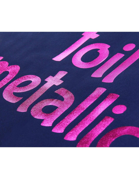 Vinilo de Transferencia de Calor Threadart 50cm Foil Plateado