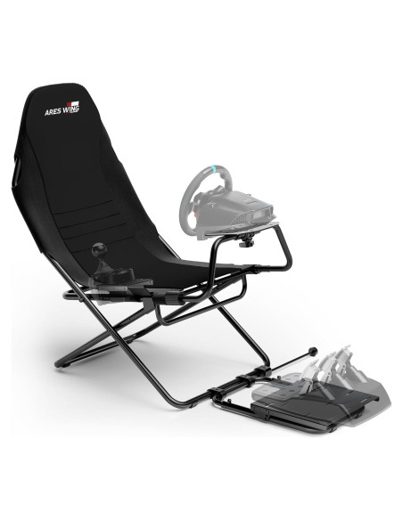Cockpit de Simulación de Carreras ARES WING Plegable 10.1 kg