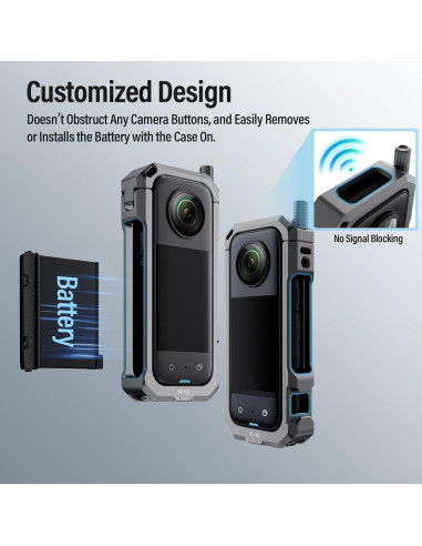 Jaula de Cámara SIRUI SC-X3 para Insta360 X3 con Cubierta