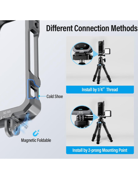 Jaula de Cámara SIRUI SC-X3 para Insta360 X3 con Cubierta