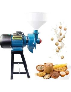 Molino de Grano Eléctrico Treliamd 2200W Comercial Ajustable 2