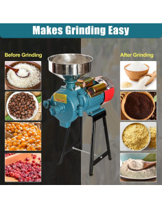 Molinillo Eléctrico SLSY 3000W 110V para Granos Secos 2