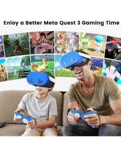 Set de Cubierta de Silicona 7 en 1 ETAVR para Oculus Meta Quest 3S 2