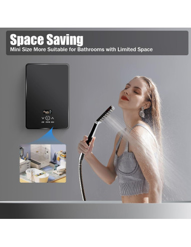 Calentador de Agua Eléctrico Instantáneo Dfmyhked 6500W 220V