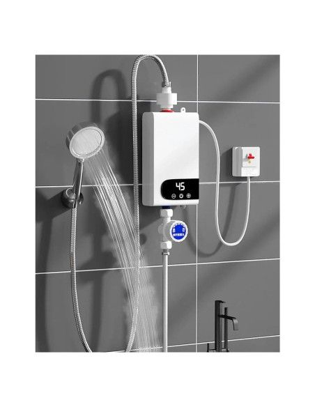 Calentador de Agua Eléctrico Instantáneo ALisasin 0.45kg LCD