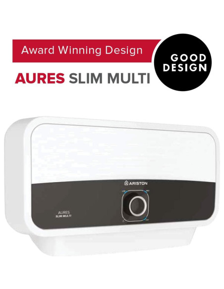 Calentador de Agua Eléctrico Sin Tanque Ariston Aures Slim 10.5kW