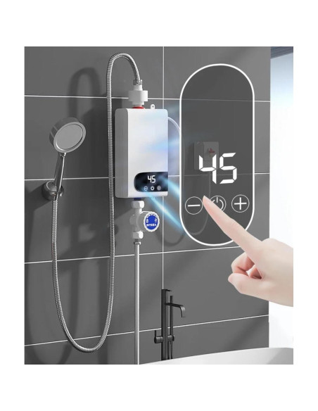 Calentador de Agua Eléctrico Instantáneo ALisasin 0.45kg LCD