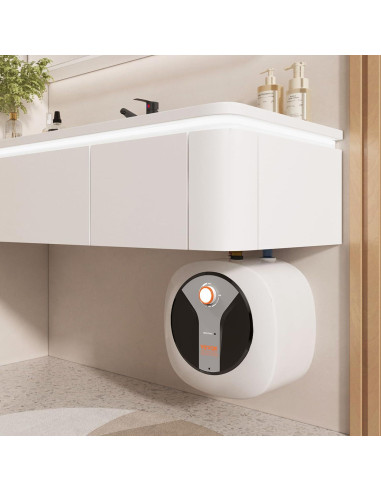 Calentador de Agua Eléctrico VEVOR 30L 1440W con Válvula de Seguridad