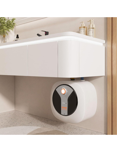 Calentador de Agua Eléctrico VEVOR 30L 1440W con Válvula de Seguridad