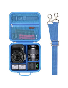 Funda de transporte Elonbo para cámara Kodak PIXPRO AZ528/AZ255/AZ405/AZ425/AZ401 - Azul