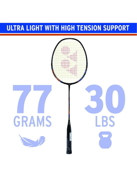 Raqueta de Bádminton YONEX Nanoray 10F Pre-ensamblada 77g