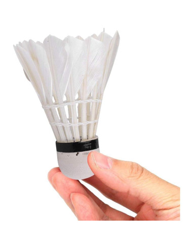 Pelotas de Bádminton 01 02 015, Pluma de Ganso, 3 Piezas